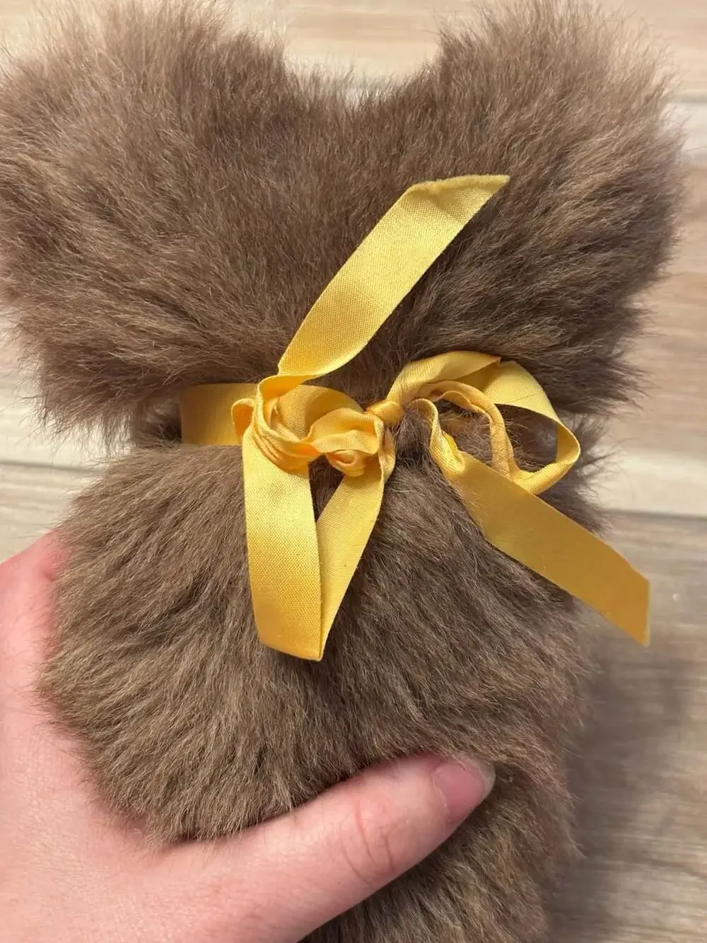 Vintage Genuine Real Fur Koala Bear Stuffed Animal Made in Australia